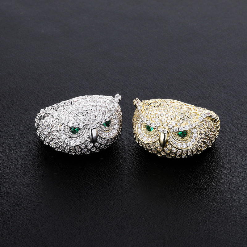 New Iced Owl Ring