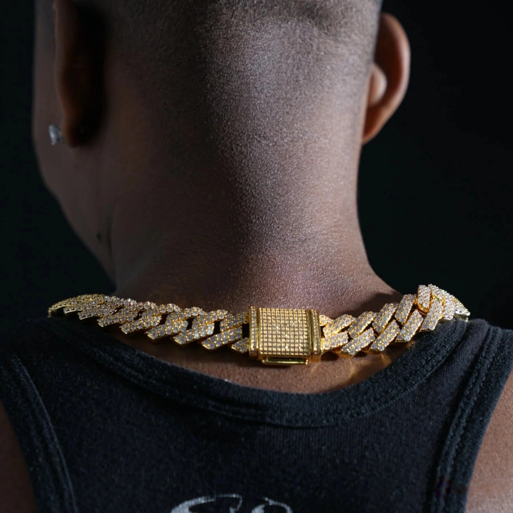 19mm 2-Row Iced Prong Cuban Chain | IceeDrip Jewelz – ICEEDRIP 19mm 2-Row Iced Prong Cuban Chain | IceeDrip Jewelz – ICEEDRIP