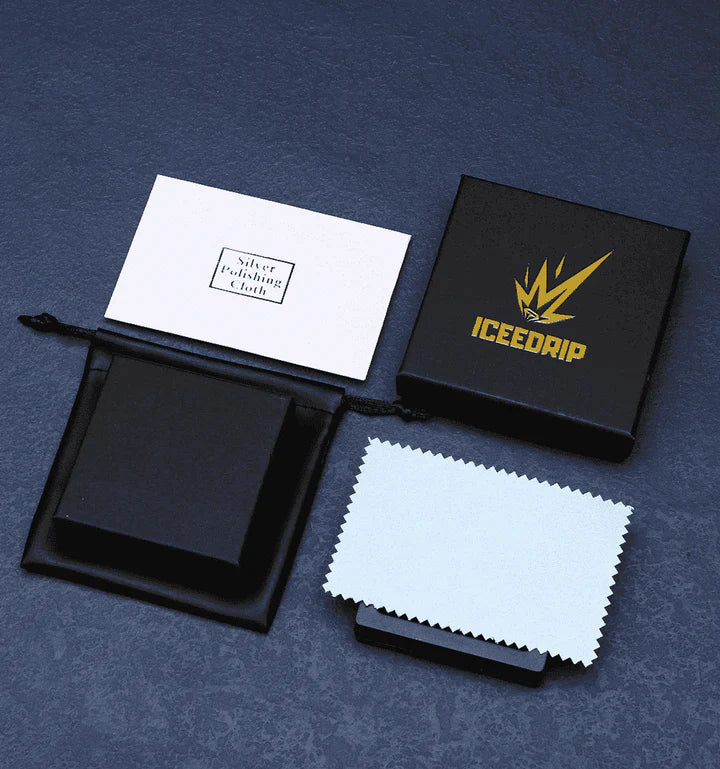 8mm Iced Hip Hop Square Wind Hip Hop Stud Earring