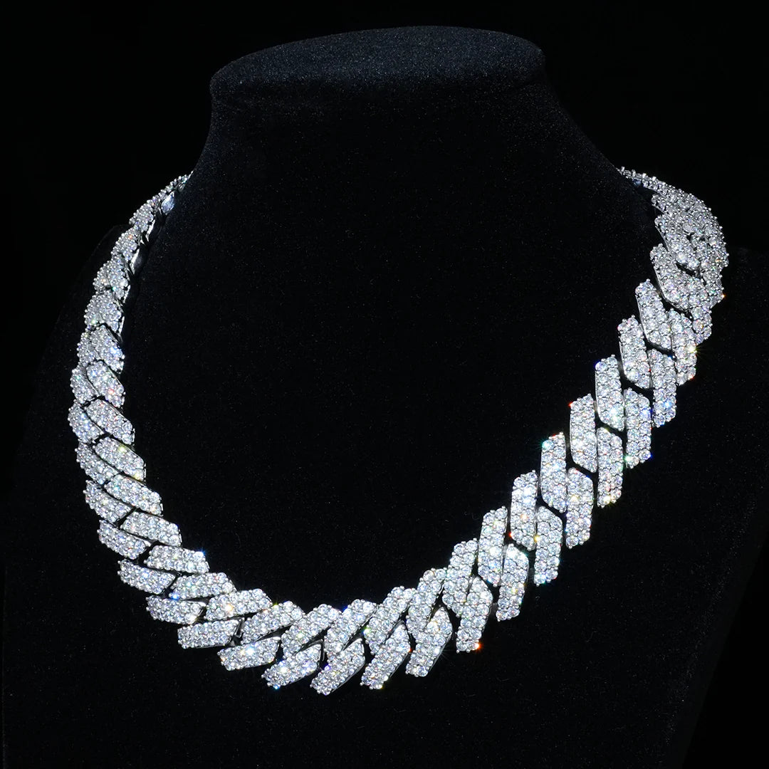 19mm 2-Row Iced Prong Cuban Chain | IceeDrip Jewelz – ICEEDRIP 19mm 2-Row Iced Prong Cuban Chain | IceeDrip Jewelz – ICEEDRIP