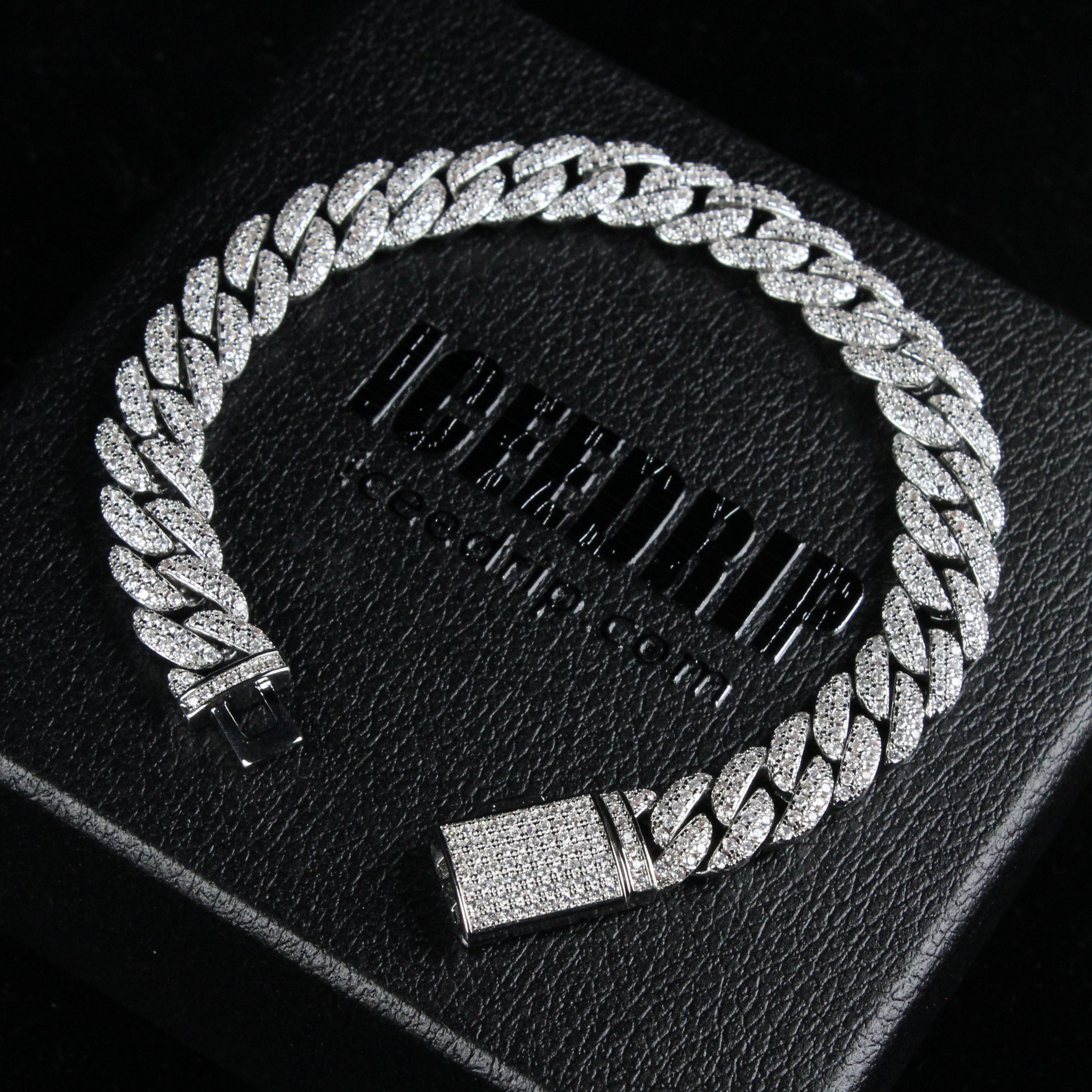 10mm Iced Out Cuban bracelet