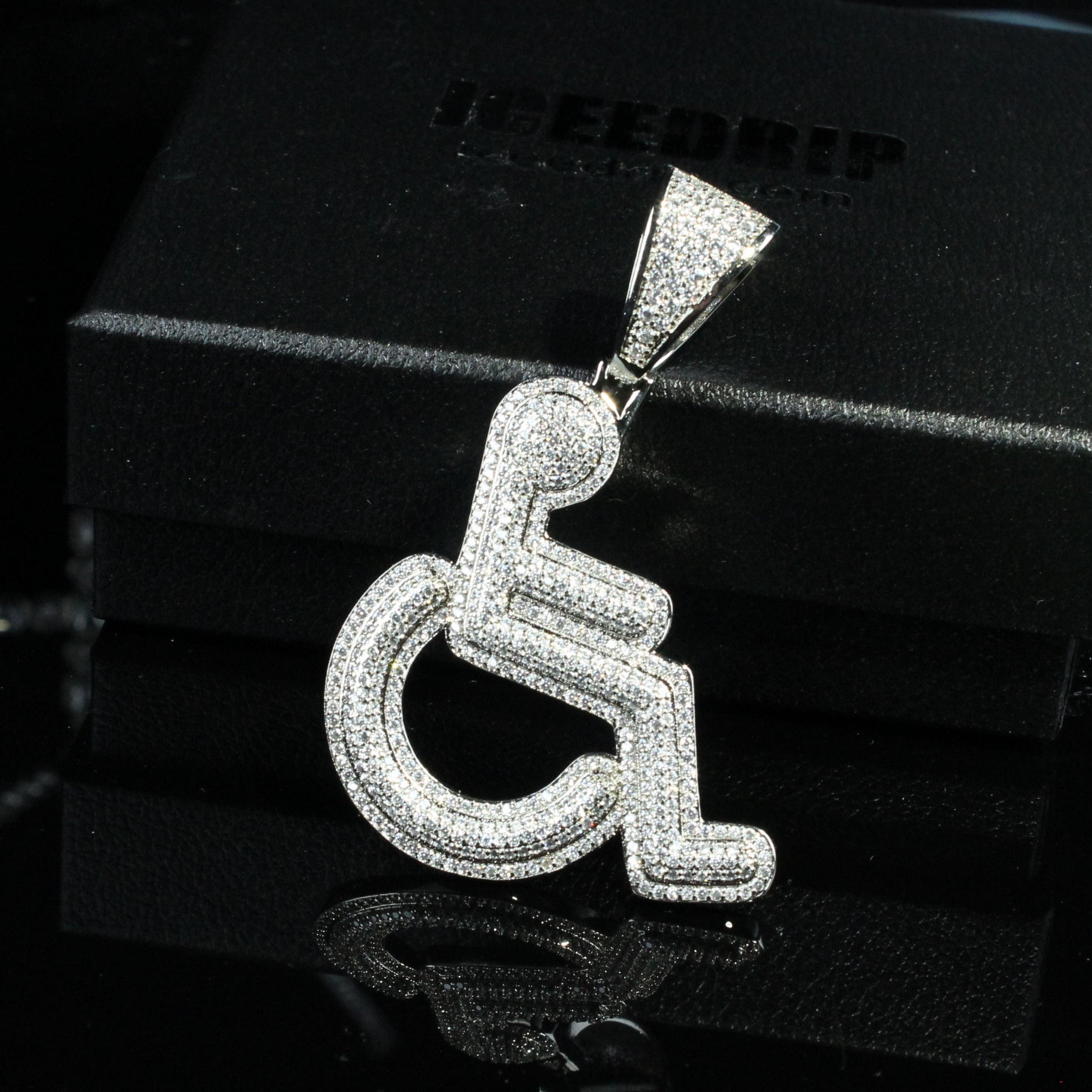18K Gold-Plated Disabled Sign Necklace
