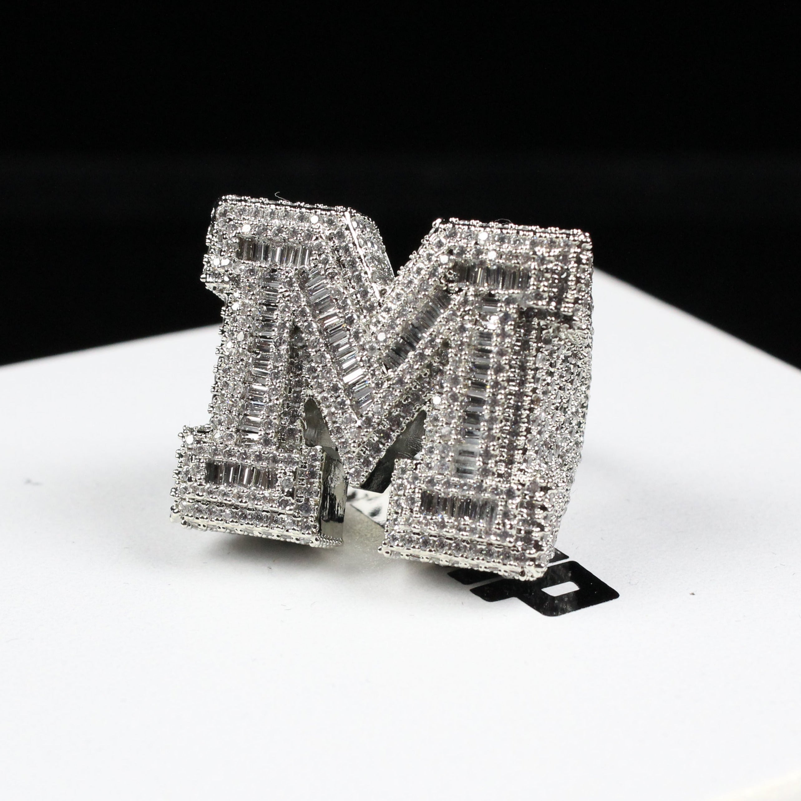 M Two Layer  Micro-inlay  Butterfly Ring