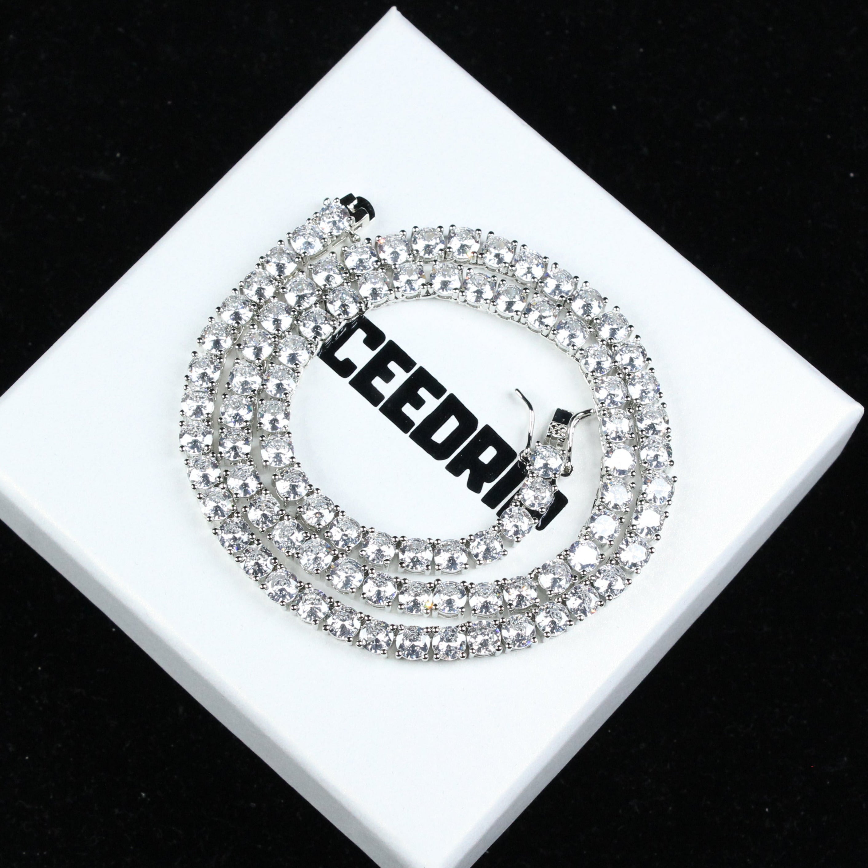 5mm 18K Gold-Plated Iced Tennis Chain