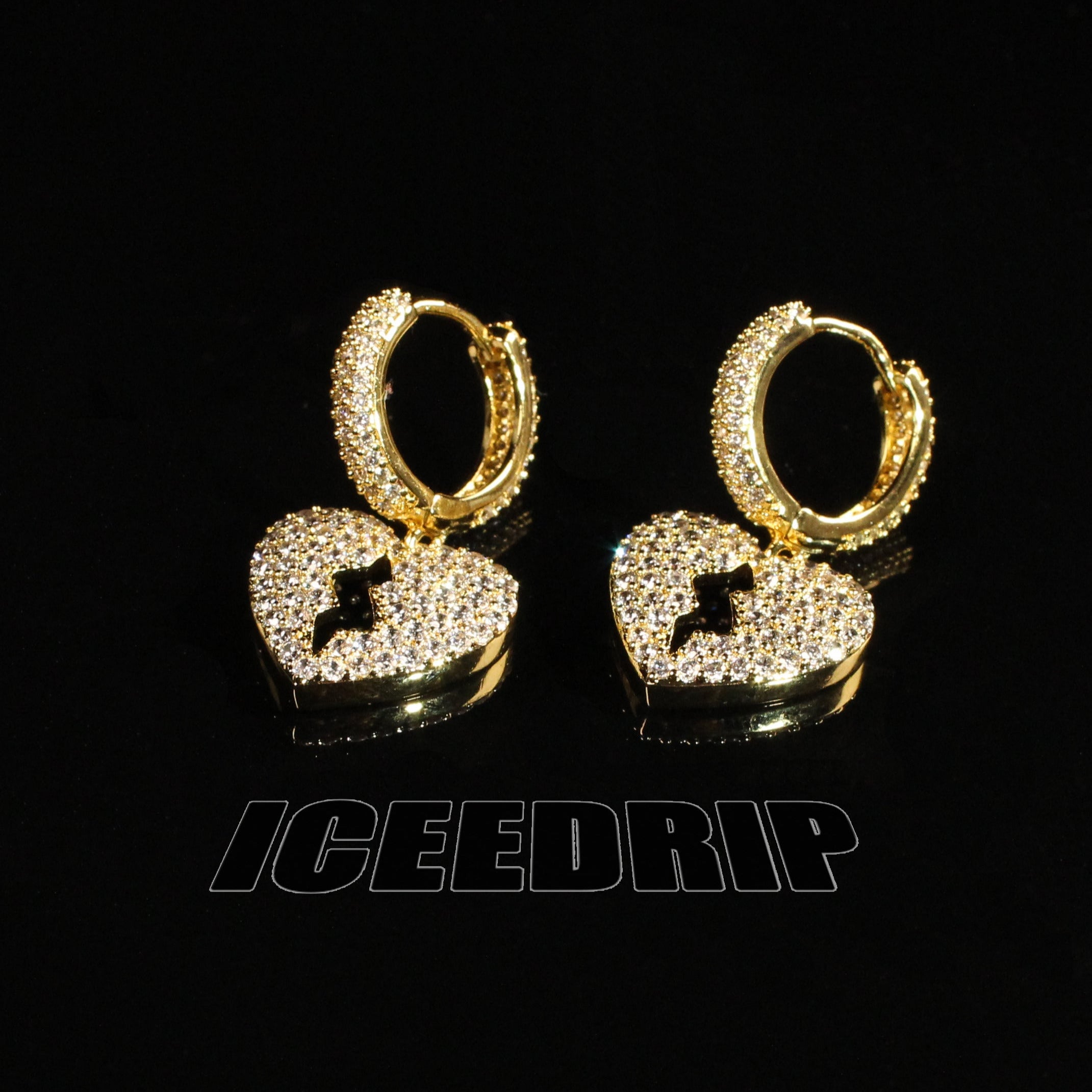 Pendiente de hip hop Iced HeartBreak