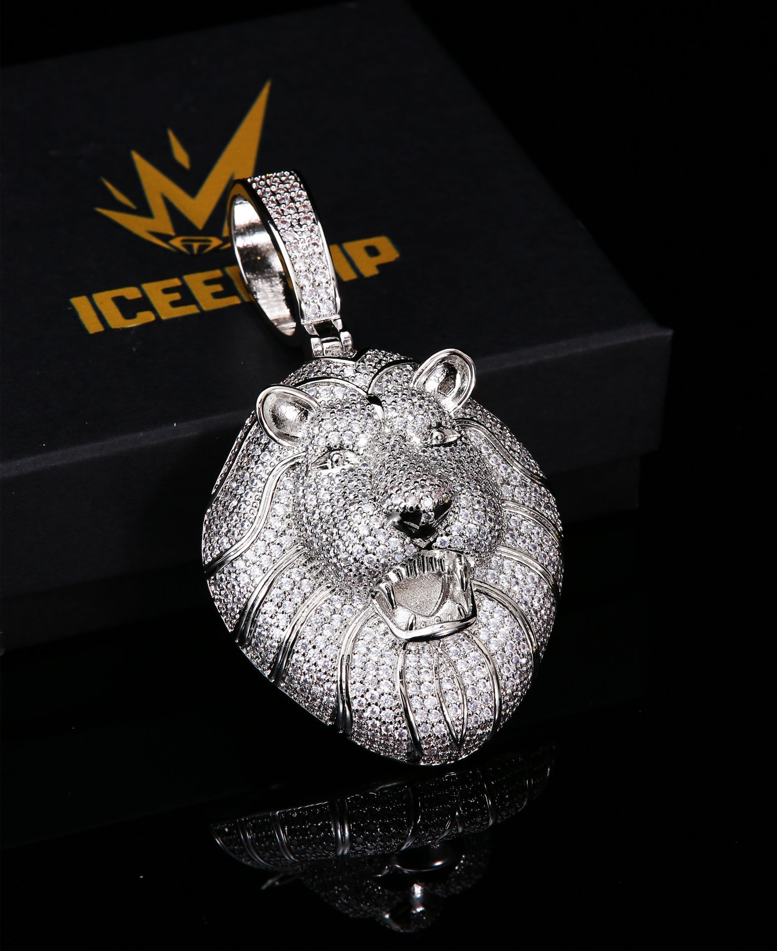Iced Bling Lion Pendant ICEEDRIP