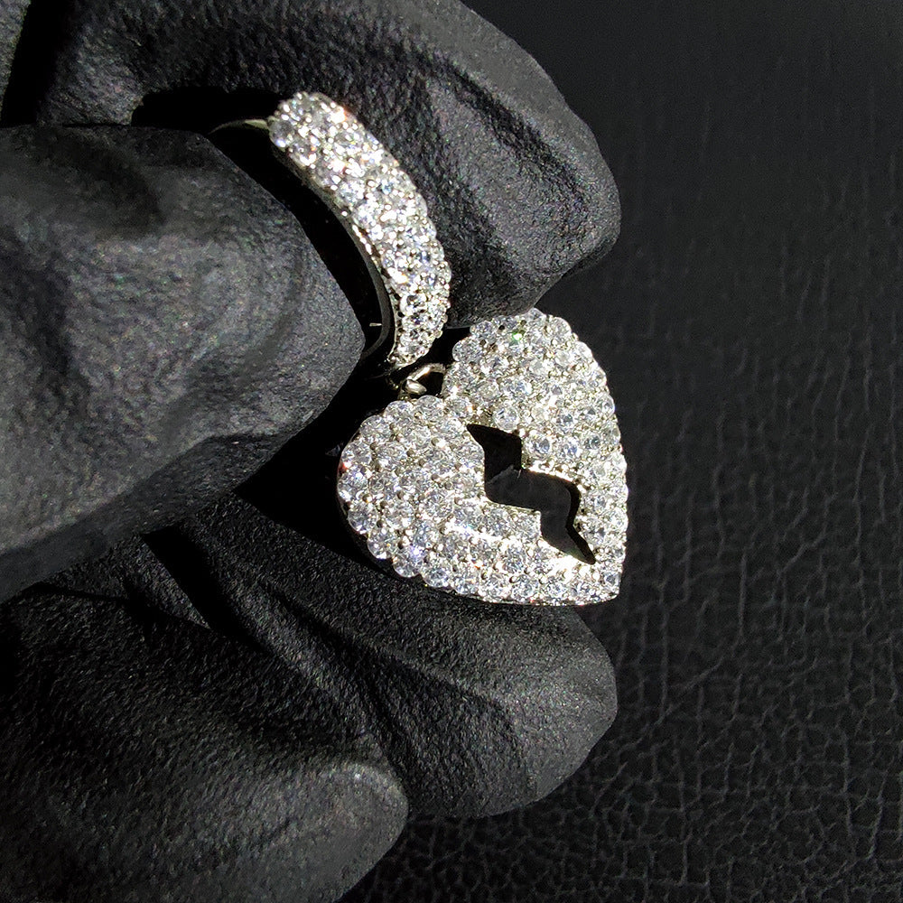 Iced HeartBreak Hip Hop Earring ICEEDRIP