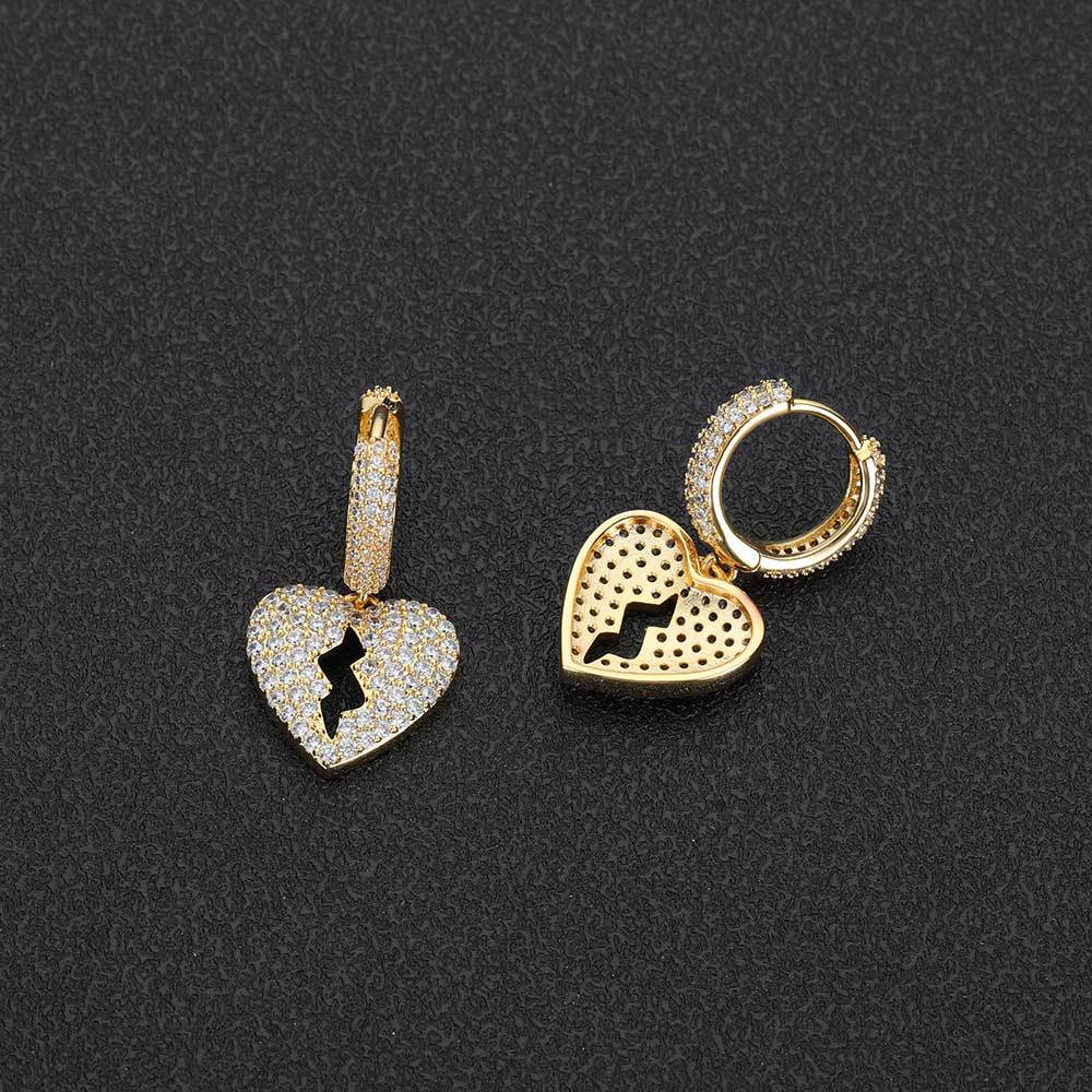 Iced HeartBreak Hip Hop Earring ICEEDRIP