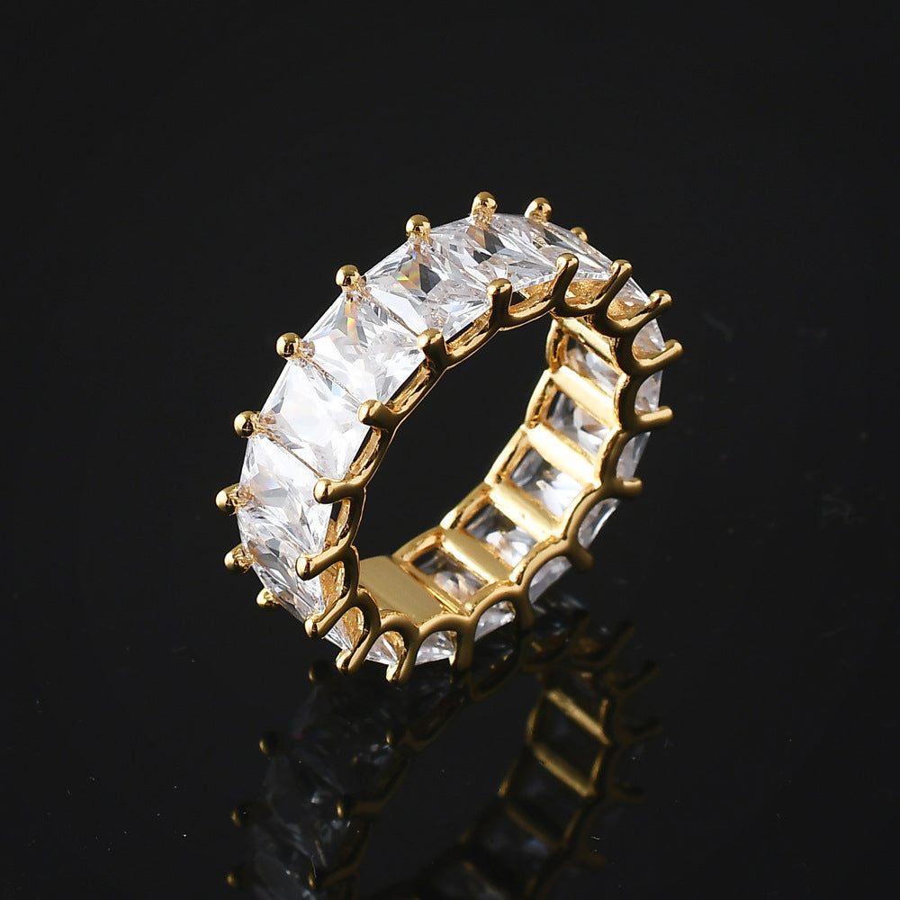 7mm Prong Baguette Rings