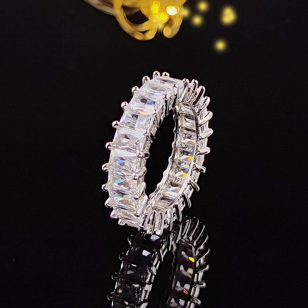 7mm Prong Baguette Rings
