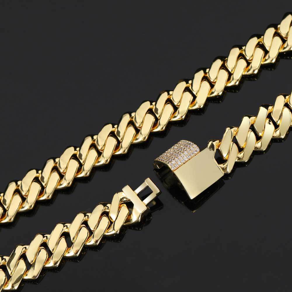 10MM Cuban Link Bracelet  In Gold
